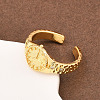 Brass Cuff Rings for Women RJEW-Z113-07G-1