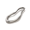 Non-Tarnish 304 Stainless Steel Linking Rings LS-STAS-Q316-04B-P-2