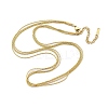 304 Stainless Steel Boston Link Chain Multi-strand Necklaces for Women NJEW-C084-02G-5