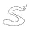 Non-Tarnish 304 Stainless Steel Herringbone Chain Necklaces NJEW-P282-03P-2