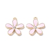 Alloy Enamel Pendants ENAM-O049-02G-3