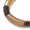 Acrylic Beaded Stretch Bracelets for Women BJEW-JB12151-02-4