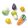 24Pcs 6 Styles Vegetable Theme Handmade Porcelain Beads PORC-CJ0001-25-8
