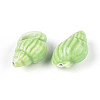 Handmade Printed Porcelain Beads PORC-T133-01C-01-2