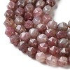 Natural Madagascar Rose Quartz Beads Strands GG-CBABD99-05-4