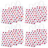 Kraft Paper Star Printed Bags with Handles ABAG-WH20013-08C-1