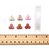DIY Flat Round with Letter Acrylic Beads Bracelets Making Kits DIY-FS0008-90-5