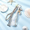 Polyester & Spandex Cord Ropes Pendant Decorations HJEW-JM03850-1