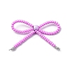 Alloy & Glass Seed Beads Bowknot Chandelier Component Links PALLOY-D359-03I-1