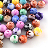 Opaque Acrylic Beads SACR-R853-14mm-M-1