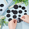 100Pcs 4 Style Acrylic Flat Round Action Figure Display Bases KY-FG0001-07-3