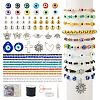 DIY Evil Eye Bracelet Making Kit DIY-TA0004-43-1