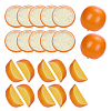 22Pcs 3 Styles Plastic Simulated Lemon DJEW-AR0001-15C-1