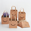 Funny Craft Paper Handbags CARB-WH0018-02A-4