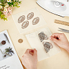 Glitter Hotfix Rhinestone(Hot Melt Adhesive On The Back) ABAG-WH0496-48A-3