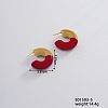 Vintage Retro 304 Stainless Steel C-Shaped Stud Earrings for Women JV8839-5-1