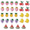 28Pcs Transparent PVC Plastic Cabochons JX139A-1