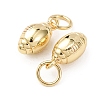 Brass Pendants KK-D019-14C-G-2