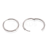 201 Stainless Steel Huggie Hoop Earrings EJEW-O095-02D-2