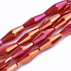 Electroplate Glass Beads Strands EGLA-S194-03A-A03-1