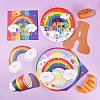 Rainbow Theme Birthday Party Decoration Sets ST-CJ0030-01-5