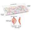 400Pcs Transparent Acrylic Pendants MACR-FS0002-31-4