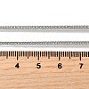 1.2MM 304 Stainless Steel Wheat Chain Necklaces for Men STAS-V011-03A-P-5