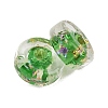 Luminous Handmade Foil Glass Beads LAMP-P020-01A-01-3
