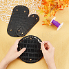 3Pcs 3 Style PU Leather Flat Round Bag Bottom FIND-WR0004-43A-5