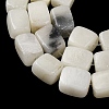 Natural White African Opal Beads Strands G-D098-D04-02-4