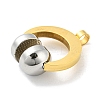Ion Plating(IP) 304 Stainless Steel Pendants STAS-M329-04G-2