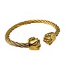 304 Stainless Steel Cuff Bangles for Unisex FS-WGEB249-06-2