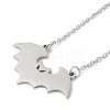 Non-Tarnish 304 Stainless Steel Pendant Necklaces LS-NJEW-H010-02P-2