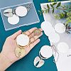 4 Sets 2 Colors Alloy Pendant Decoration Cabochon Settings FIND-CA0004-32-3