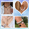 Flat Round Handmade Polymer Clay Beads CLAY-SC0001-58B-02-5