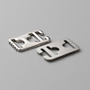 Zinc Alloy Ribbon Crimp Ends DIY-WH0430-053P-2