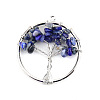 Natural Lapis Lazuli Tree fo Life Pendants WG82707-12-1