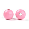 Painted Natural Wood Beads WOOD-A018-16mm-13-2
