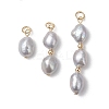 Natural Pearl Pendants PALLOY-JF04903-3