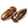 Natural Tiger Eye Craved Sword Model Ornament DJEW-C019-02A-2