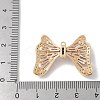 Brass Micro Pave Cubic Zirconia Pendants with Glass KK-U052-27G-02-3