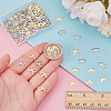 100Pcs 2 Colors 201 Stainless Steel Pendants STAS-UN0062-86-4
