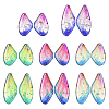 4 Sets Epoxy Resin Pendants RESI-CJ0005-18-1