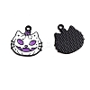 Halloween Theme Alloy Enamel Pendants HAWE-PW0001-081B-1