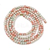 Glazed Porcelain Beads Strands PORC-P034-2mm-01-3
