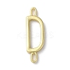 Rack Plating Brass Connector Charms KK-P245-07G-D-1