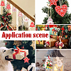 80Pcs 8 Styles Christmas Theme Wood Pendants WOOD-SC0001-81-5