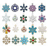 Christmas Alloy Enamel Pendants ENAM-G234-01D-1