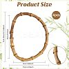 Bamboo D Shaped Handles Replacement FIND-CA0001-17-2