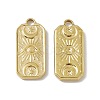 PVD Vacuum Plating 201 Stainless Steel Charms X-STAS-J401-VC591-1